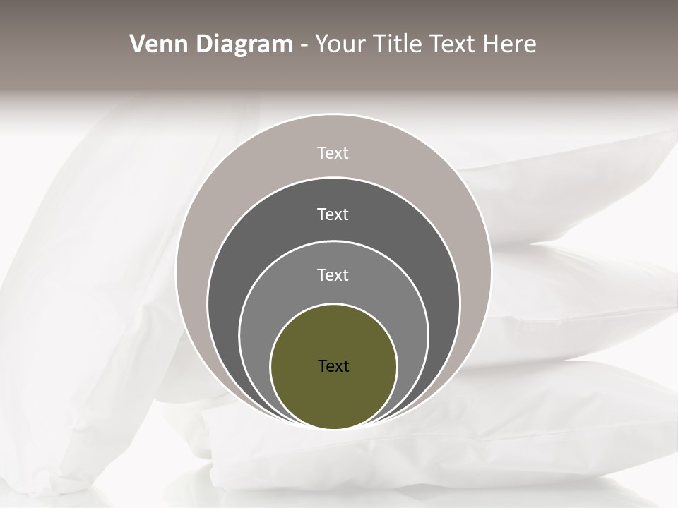 Household Bed Bedroom PowerPoint Template