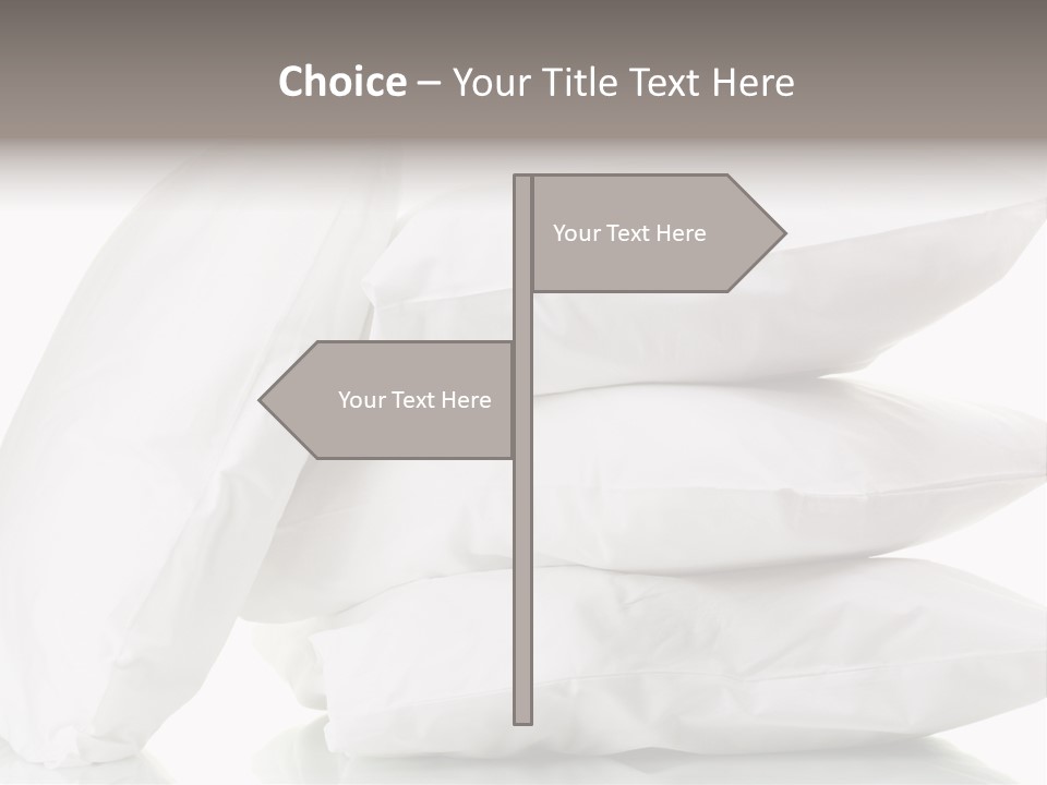 Household Bed Bedroom PowerPoint Template