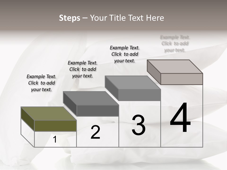 Household Bed Bedroom PowerPoint Template