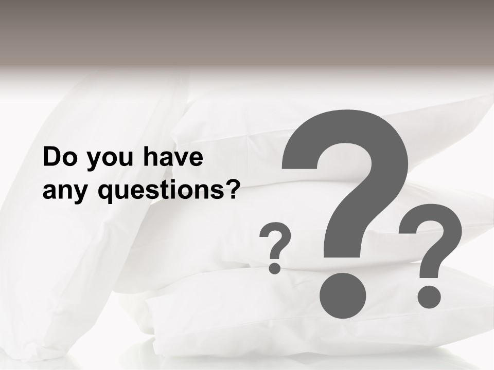 Household Bed Bedroom PowerPoint Template