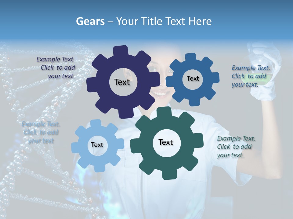 Spiral Microbiology Medical PowerPoint Template