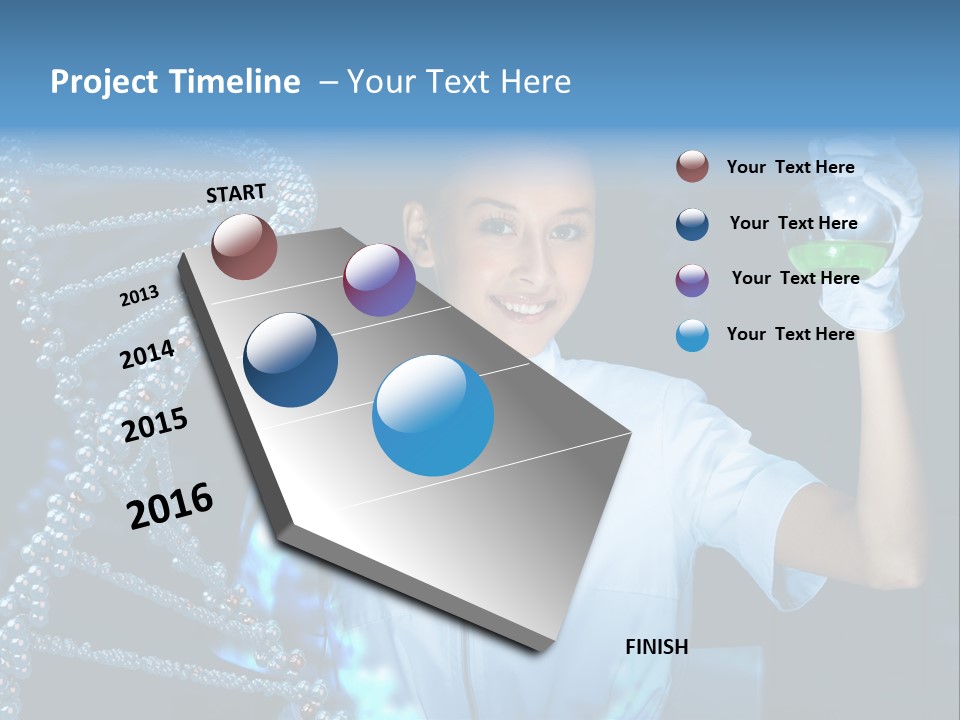 Spiral Microbiology Medical PowerPoint Template