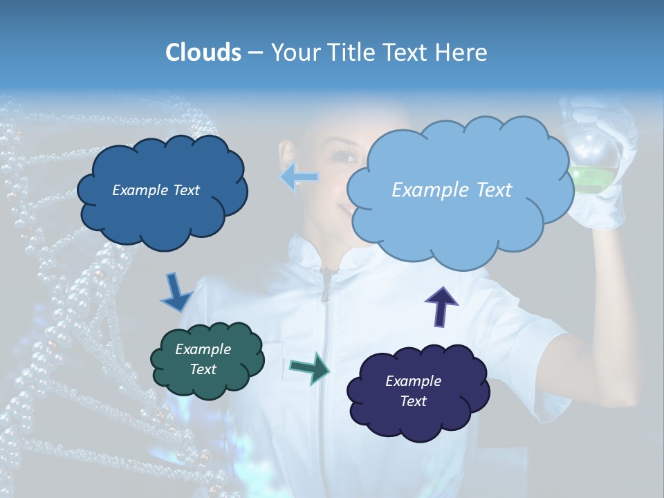 Spiral Microbiology Medical PowerPoint Template
