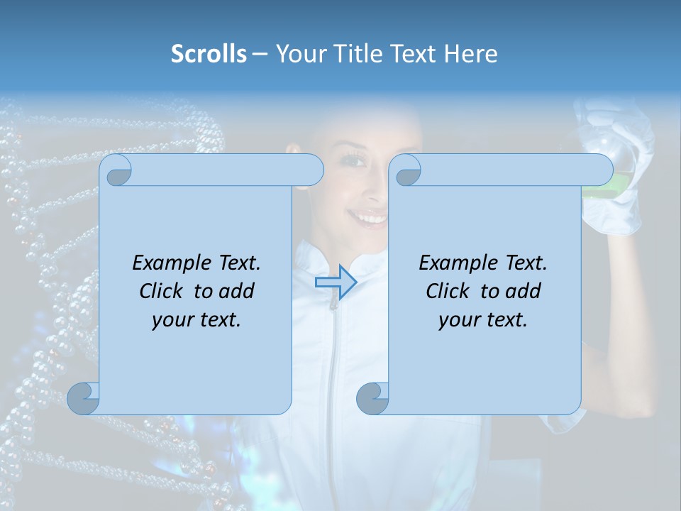 Spiral Microbiology Medical PowerPoint Template
