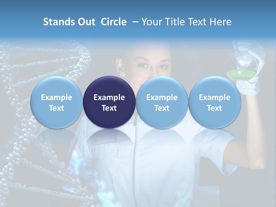 Spiral Microbiology Medical PowerPoint Template