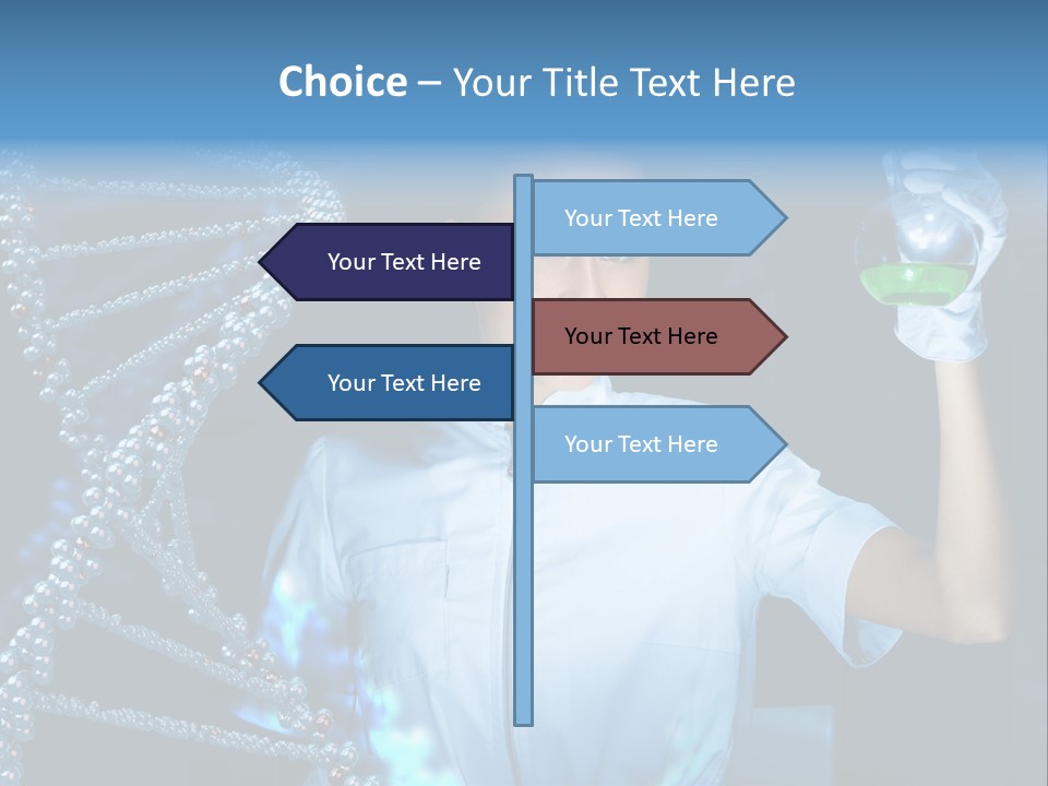 Spiral Microbiology Medical PowerPoint Template