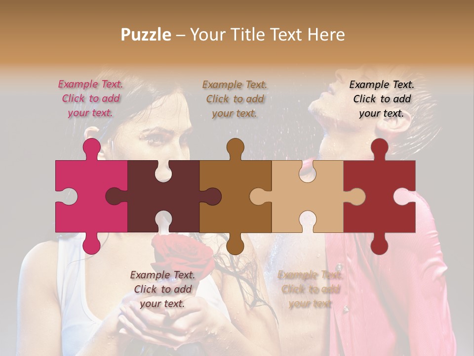 Beauty Wash Valentine's Day PowerPoint Template