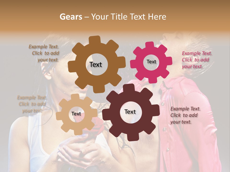 Beauty Wash Valentine's Day PowerPoint Template