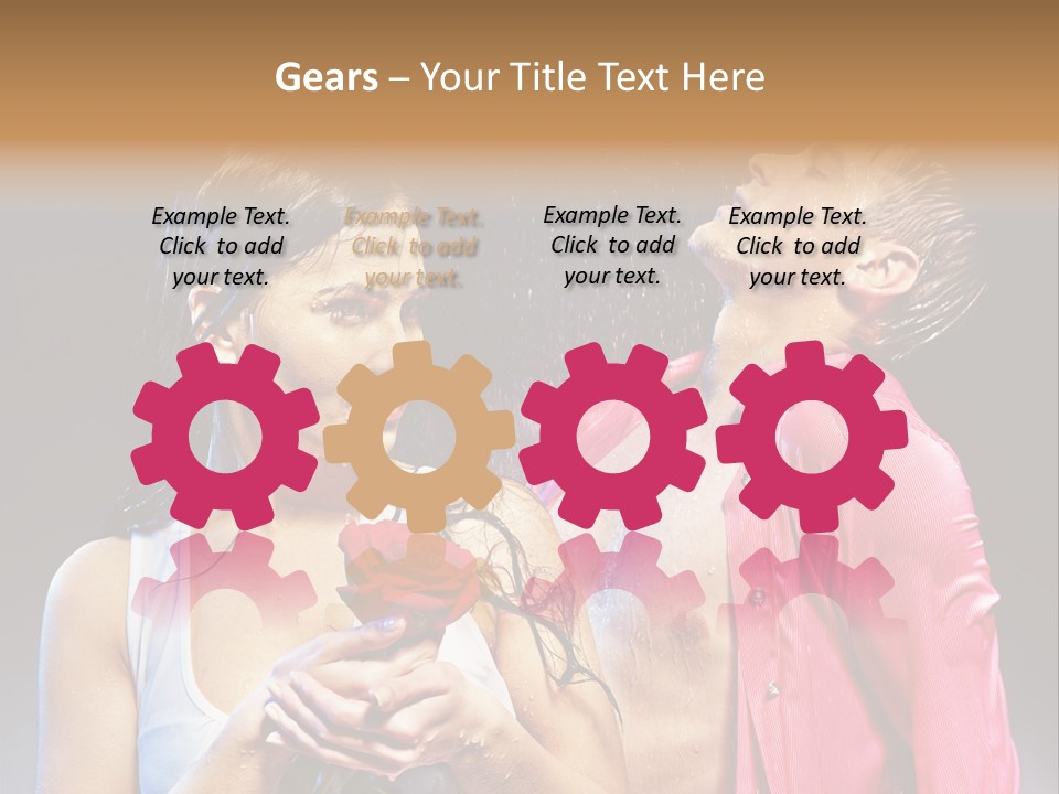 Beauty Wash Valentine's Day PowerPoint Template