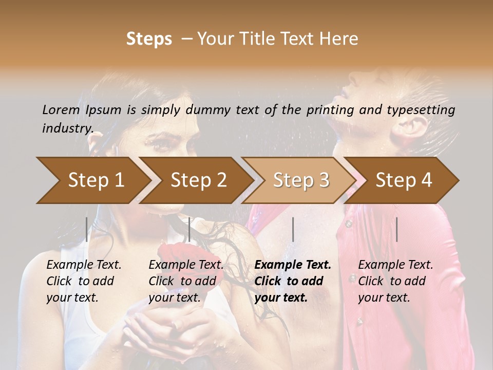 Beauty Wash Valentine's Day PowerPoint Template