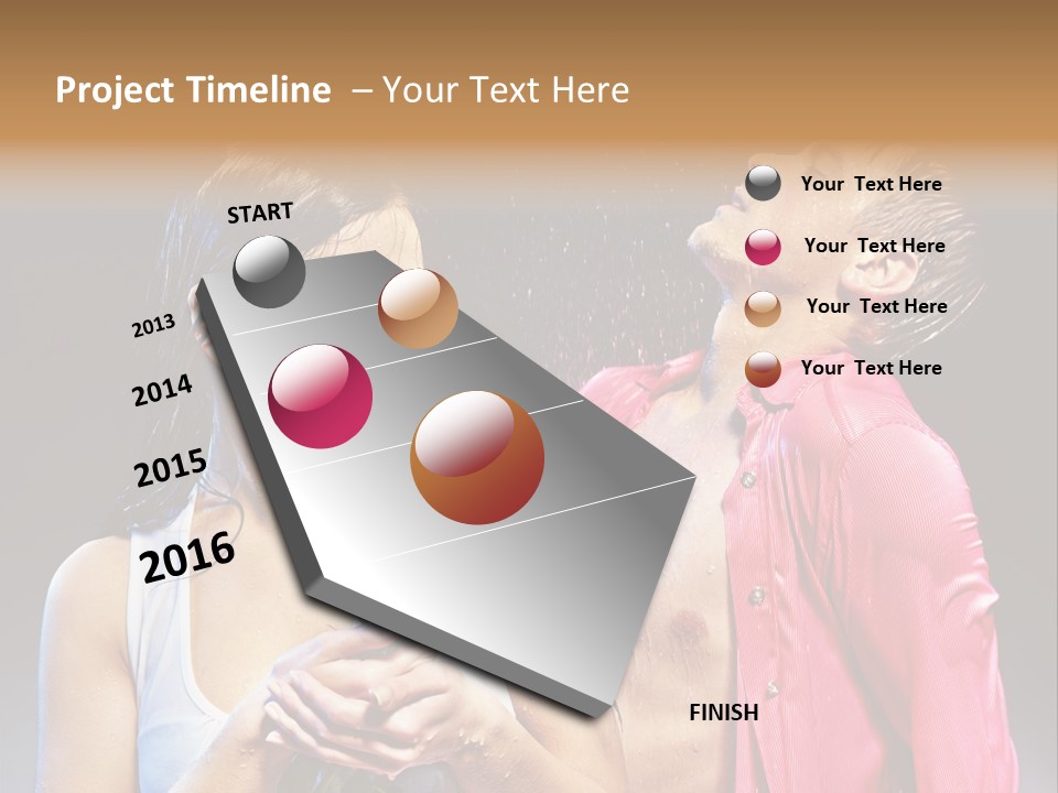 Beauty Wash Valentine's Day PowerPoint Template