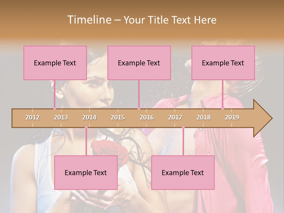 Beauty Wash Valentine's Day PowerPoint Template
