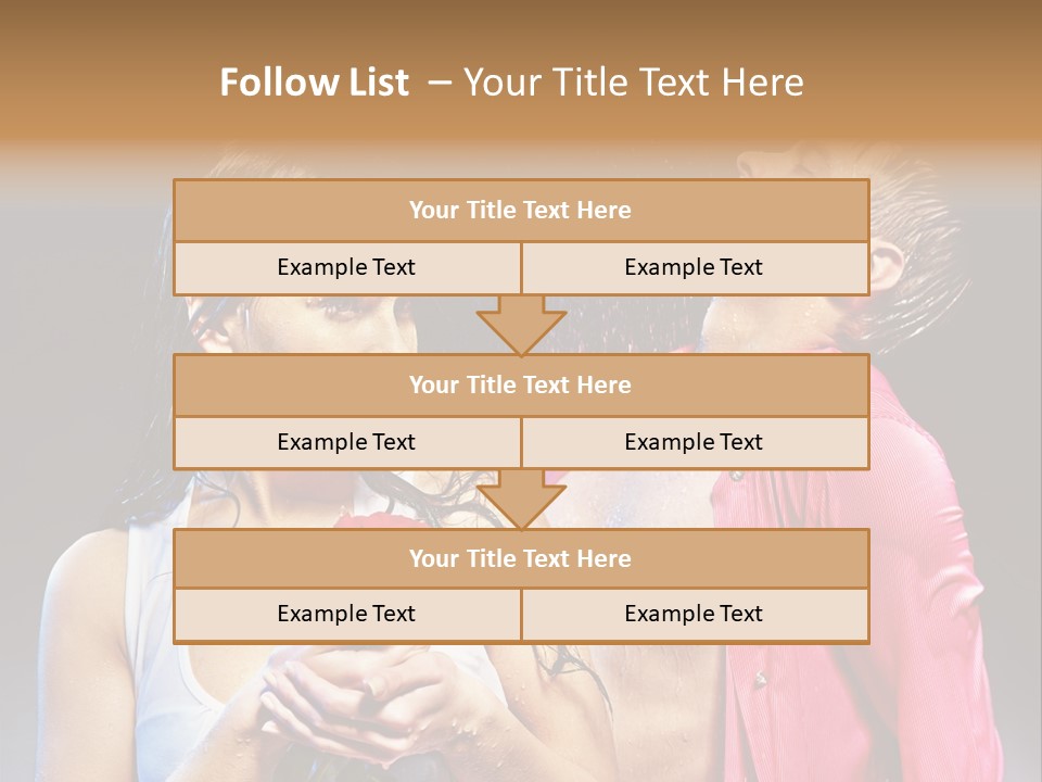 Beauty Wash Valentine's Day PowerPoint Template