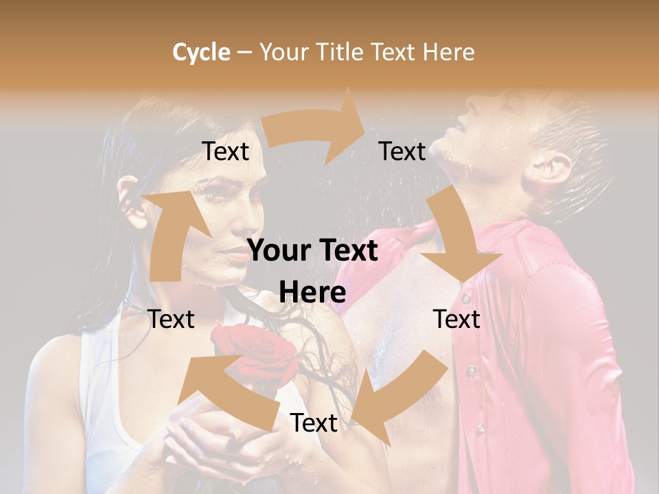 Beauty Wash Valentine's Day PowerPoint Template