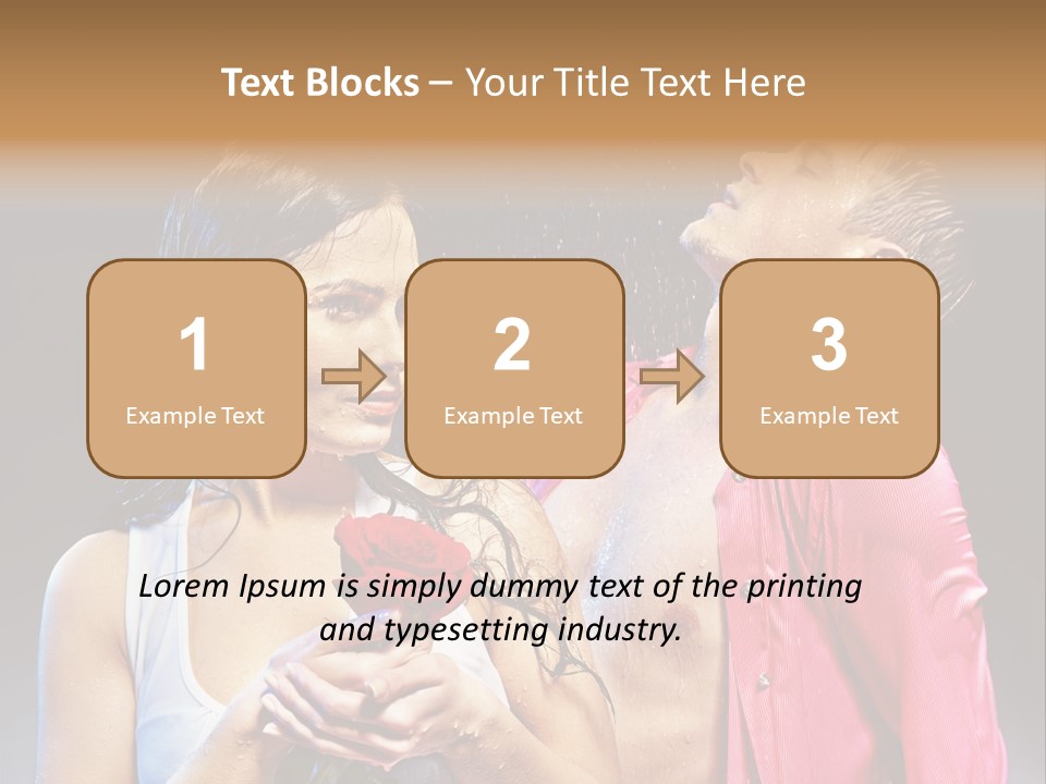 Beauty Wash Valentine's Day PowerPoint Template