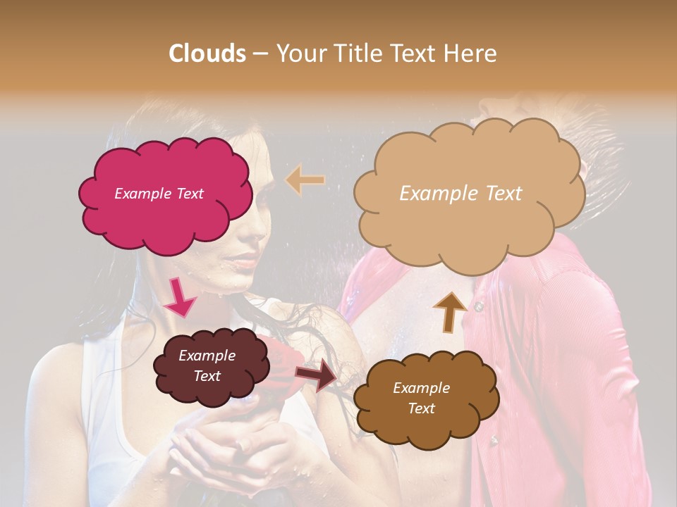 Beauty Wash Valentine's Day PowerPoint Template