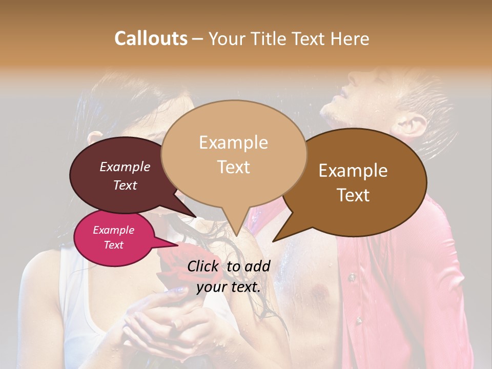 Beauty Wash Valentine's Day PowerPoint Template