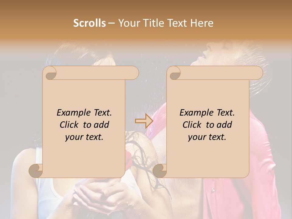 Beauty Wash Valentine's Day PowerPoint Template