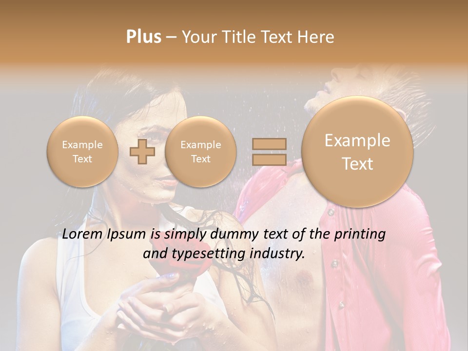 Beauty Wash Valentine's Day PowerPoint Template
