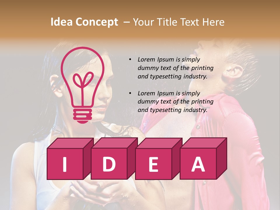 Beauty Wash Valentine's Day PowerPoint Template