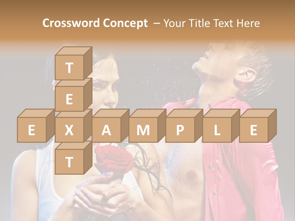 Beauty Wash Valentine's Day PowerPoint Template