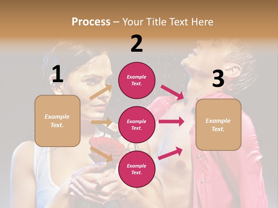 Beauty Wash Valentine's Day PowerPoint Template