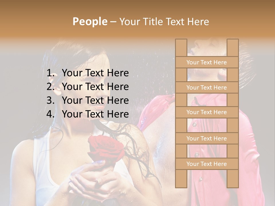Beauty Wash Valentine's Day PowerPoint Template