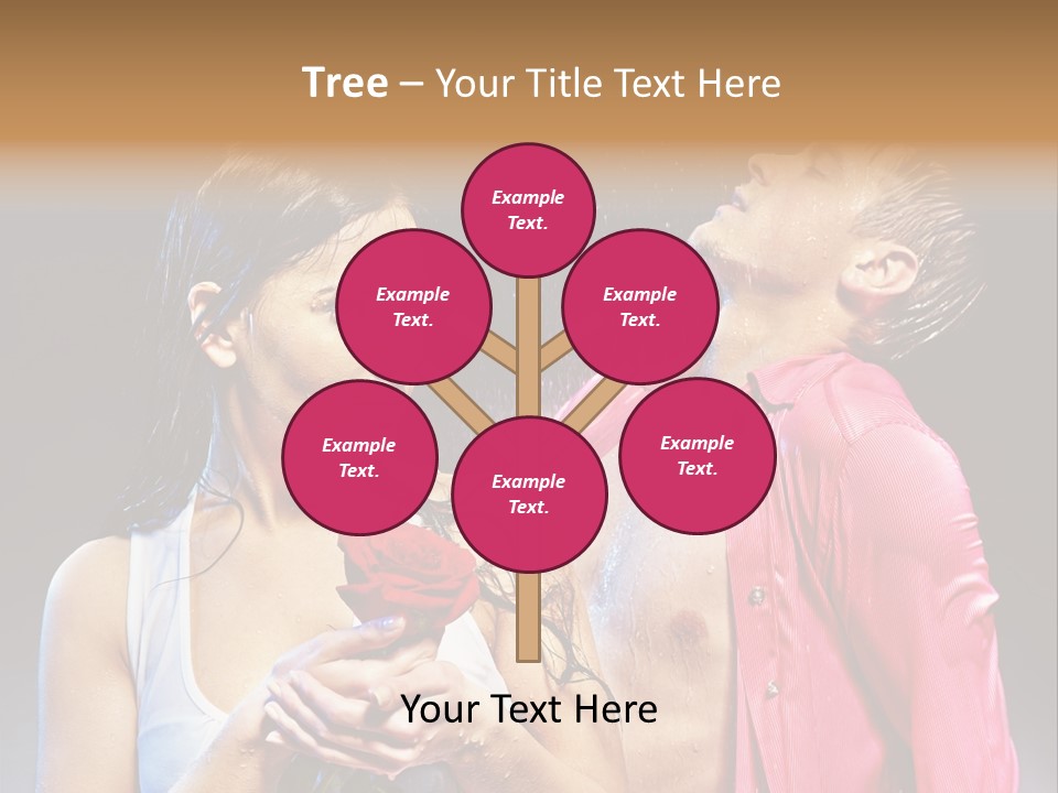 Beauty Wash Valentine's Day PowerPoint Template