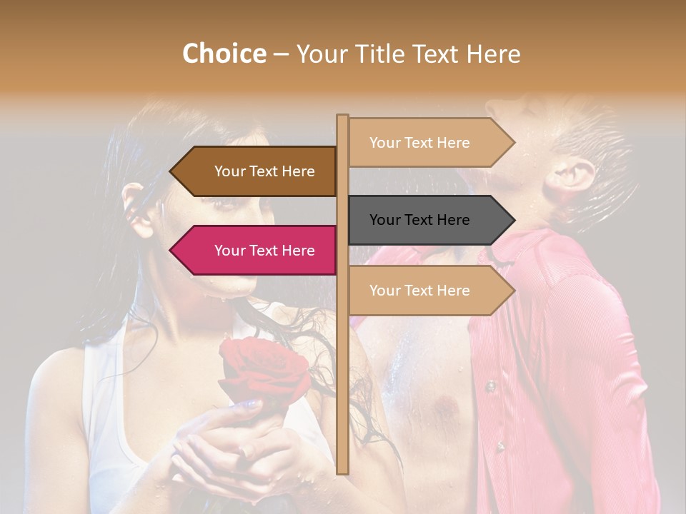 Beauty Wash Valentine's Day PowerPoint Template