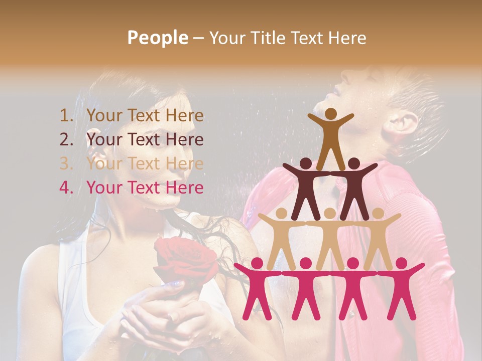 Beauty Wash Valentine's Day PowerPoint Template