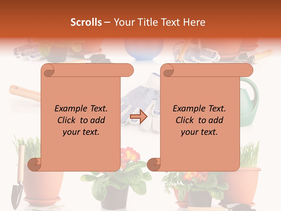 Water Romance Glamour PowerPoint Template