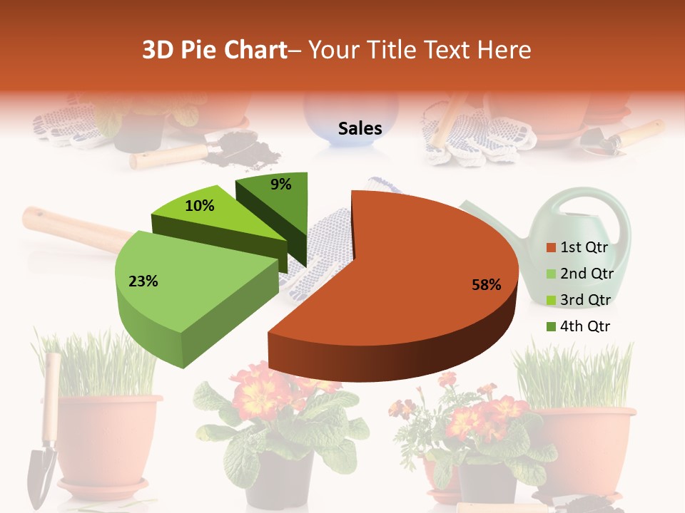 Water Romance Glamour PowerPoint Template