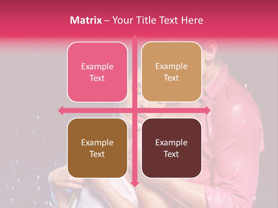 Photo Wetting Female PowerPoint Template