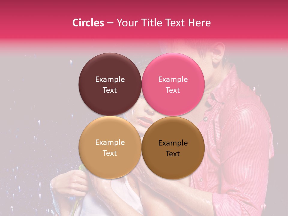 Photo Wetting Female PowerPoint Template