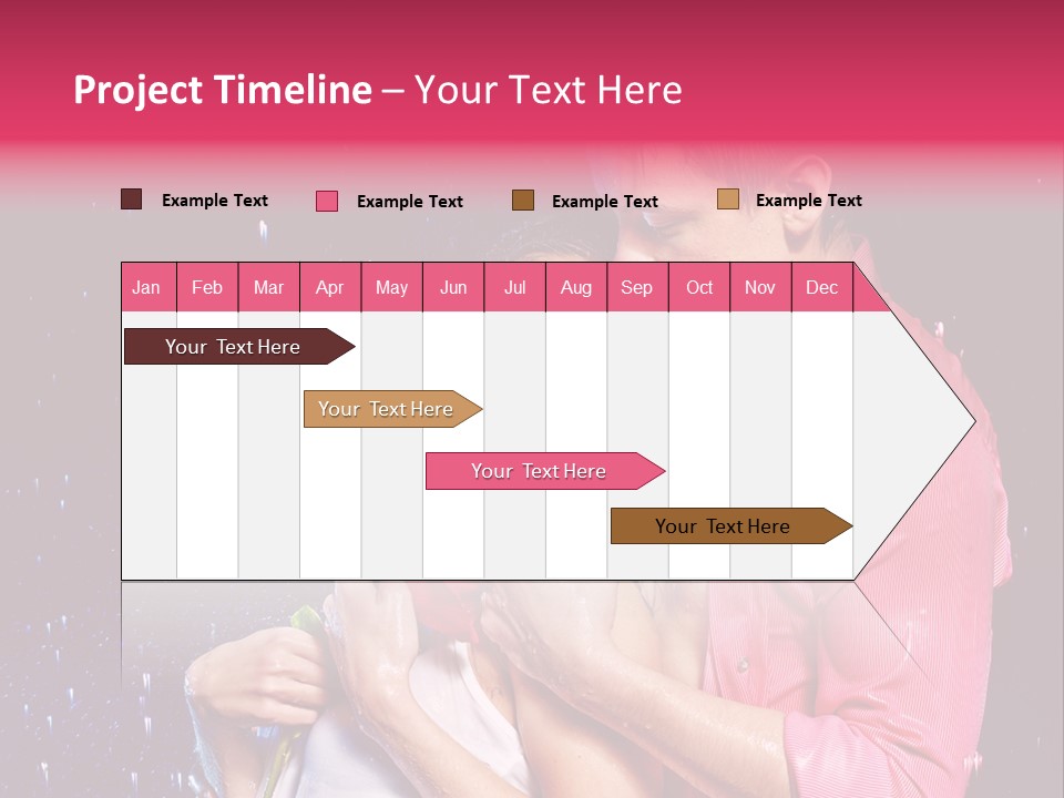Photo Wetting Female PowerPoint Template