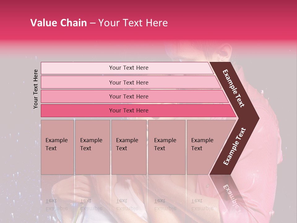 Photo Wetting Female PowerPoint Template