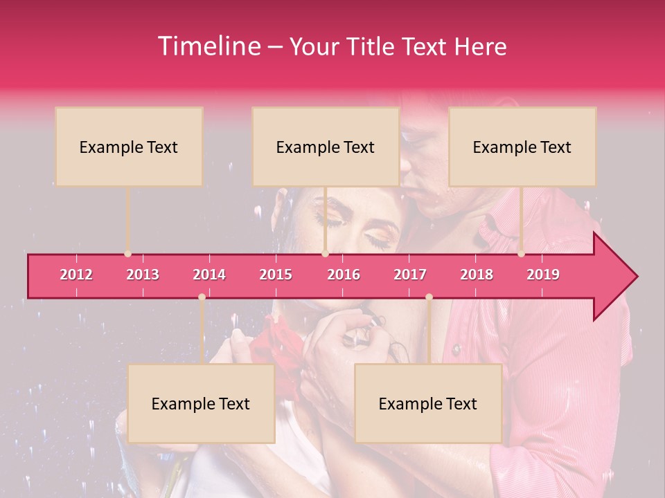 Photo Wetting Female PowerPoint Template