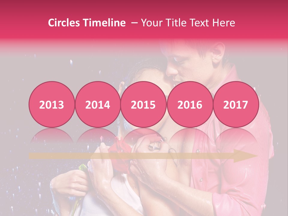 Photo Wetting Female PowerPoint Template