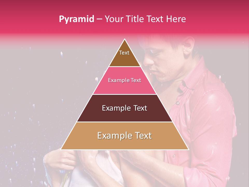 Photo Wetting Female PowerPoint Template