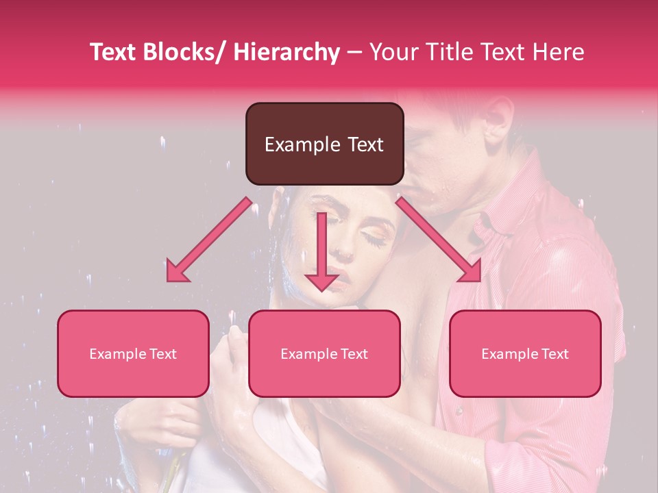 Photo Wetting Female PowerPoint Template