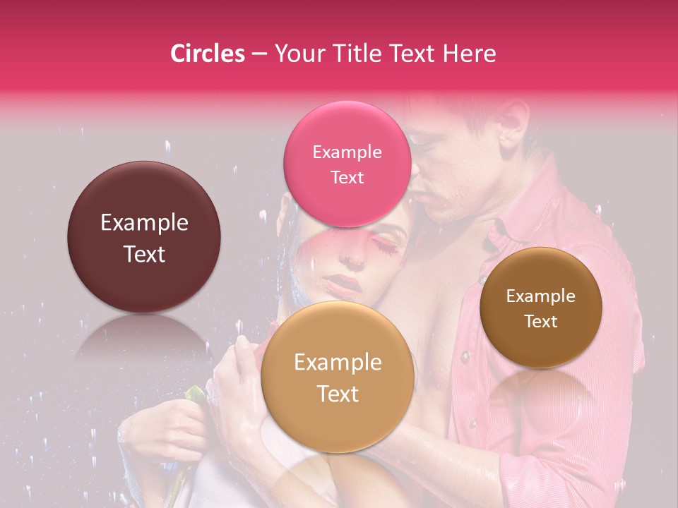 Photo Wetting Female PowerPoint Template