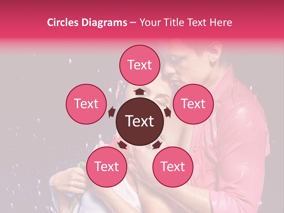 Photo Wetting Female PowerPoint Template