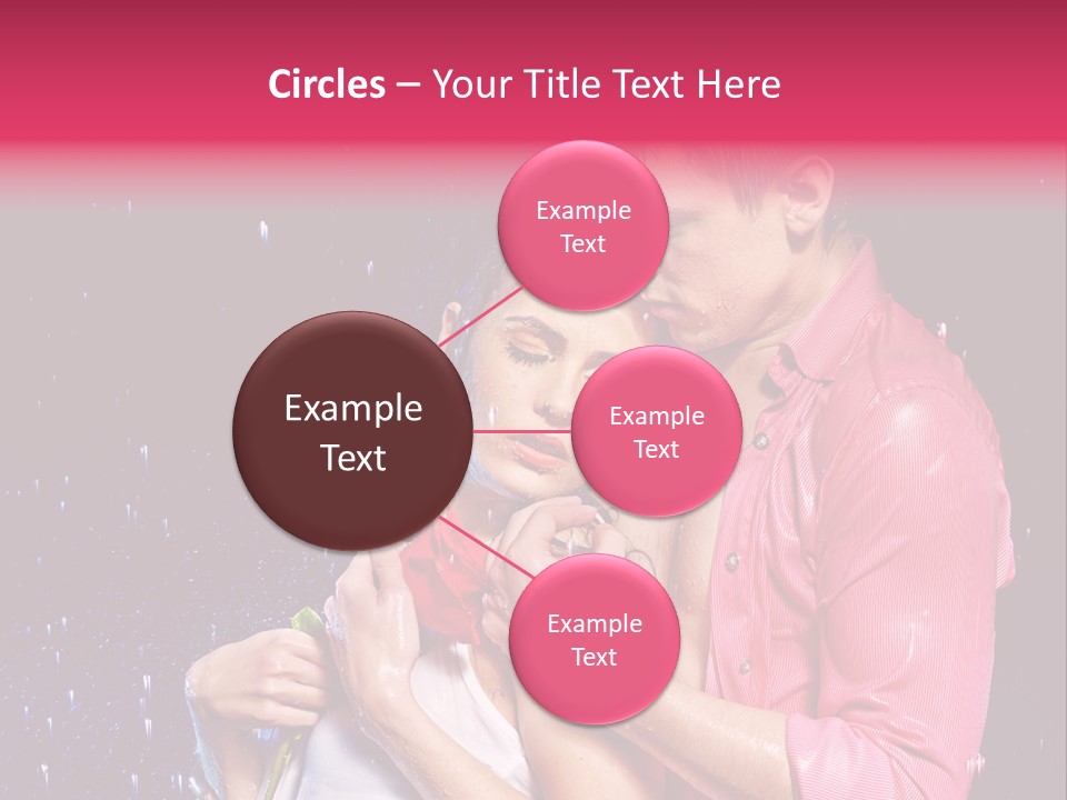 Photo Wetting Female PowerPoint Template