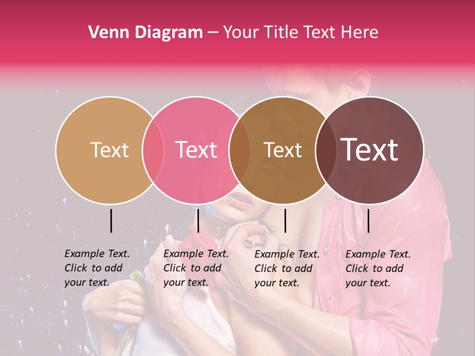 Photo Wetting Female PowerPoint Template