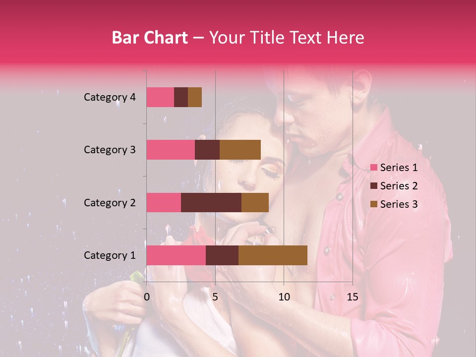 Photo Wetting Female PowerPoint Template
