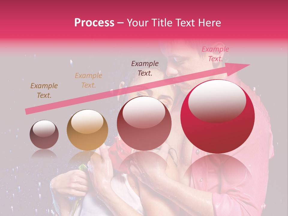 Photo Wetting Female PowerPoint Template