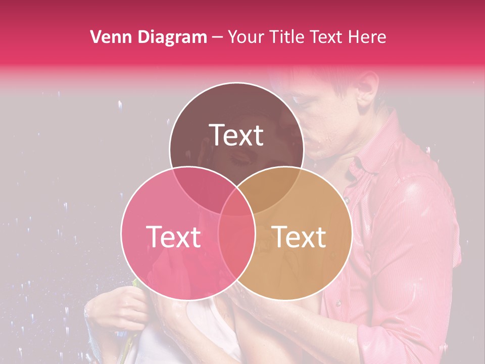 Photo Wetting Female PowerPoint Template
