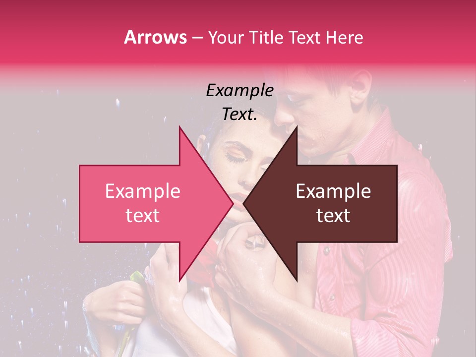 Photo Wetting Female PowerPoint Template