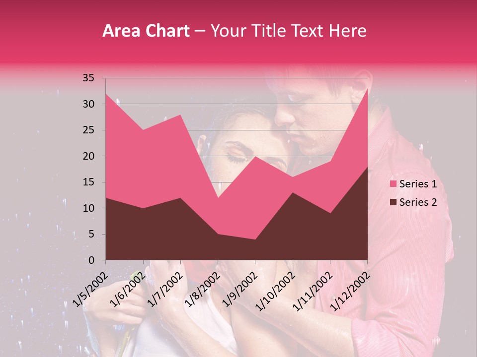 Photo Wetting Female PowerPoint Template