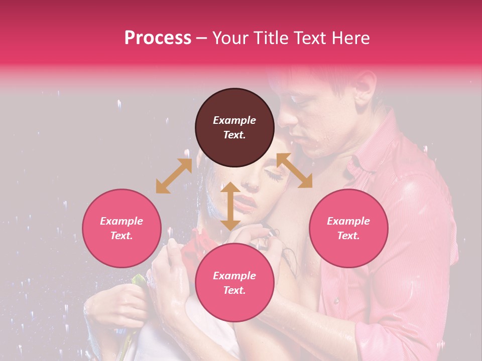 Photo Wetting Female PowerPoint Template